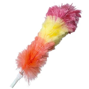 Extendable Static Duster Reusable Microfiber Duster with 90” Telescoping Pole Bendable and Washable Dusters Head for Ceiling