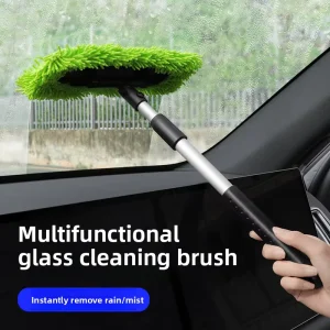 Extended and Oversized Car Glass Brush Winter Autumn Defogging Washing Telescopic Plastic Car Cleaning Brush