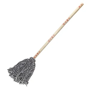 Extra Large Solid Wood Floor Mop Old Style Hand Style with Thickened Cotton Thread Absorbent for Hotels and Properties