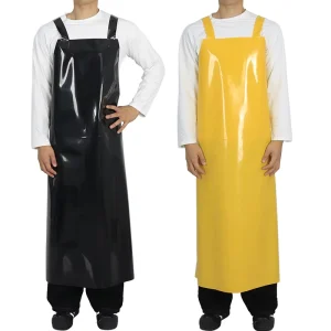 Extra Large White TPU H-Shaped Apron Waterproof Oilproof Adult Bib Suitable for Kitchen Catering Food Service and Daily Workwear