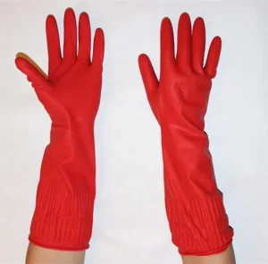Extra Long Household Rubber Cleaning Gloves