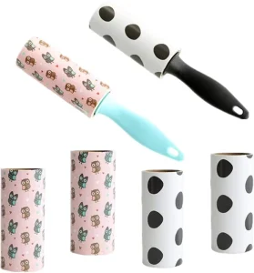 Extra Sticky 3m Mini Portable Lint Roller for Dust Removes Clothes Pet Hair
