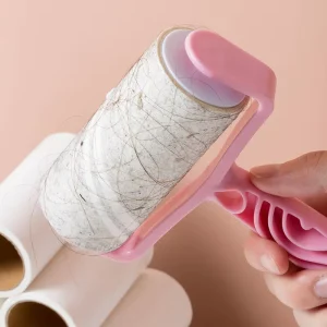 Extra Sticky Lint Remover 10cm Roller Replacement Roll Paper Felt for Pet Hair Carpet Remover