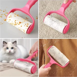 Extra Sticky Pet Hair Remover Lint Brush for Pet Dog Cat Hair Removal Manual Plastic Lint Roller