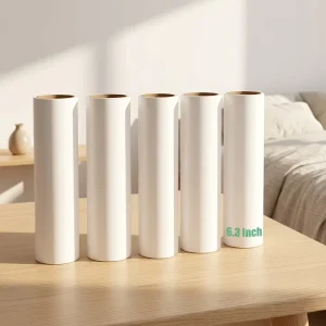 Extra Sticky Strong Adhesive 6 Pack Custom Paper Lint Roller Refills for Pets Manual Use 110