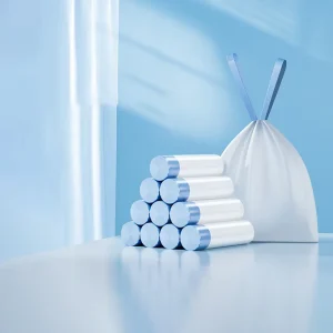 Extra Thick Large Sized Household Kitchen Storage Bag Handheld Drawstring Garbage Bin Large Capacity Thickened Plastic Bag
