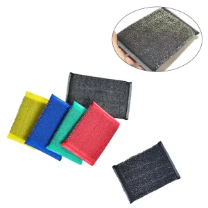 Extra Tough Scouring Pad Double Sided Stainless Steel Scrubber for Heavy Grease Duty