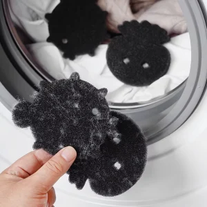 FF3312 Reusable Fabric Clothes Lint Remover Sponge Wet and Dry Clothes Anti Winding Adsorption Pet Hair Remover for Laundry