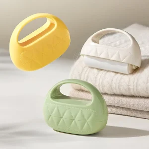 FF5324 Travel Portable Clothes Sticky Roller Pet Hair Remover Cleaner Reusable Mini Lint Remover Washable Lint Roller
