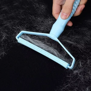 FF5356 Double Sided Clothes Lint Brush Carpet Furniture Pet Hair Remover Brush Reusable Plastic Manual Hand Fabric Shaver