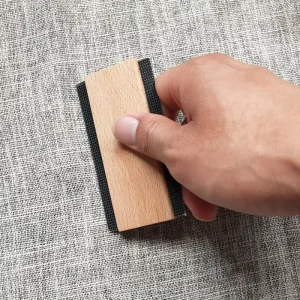 FF5399 Double Side Cashmere Wool Sweater Comb Pilling Shaver Manual Lint Remover Wood Sweater Pilling Remover