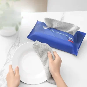 FF5610 Household Lint Free Edgeless Microfiber Wipe 20 Pack Cleaning Rags Disposable Microfiber Cleaning Cloth