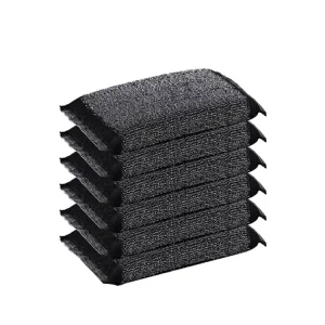FF5714 Non Scratch Kitchen Scouring Pad Steel Wire Pots Pans Dish Sponges Heavy Duty Steel Wool Sbrubber