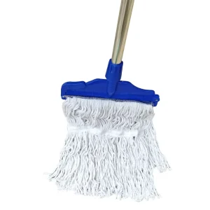 FF6011 Metal Handle 28cm Cotton Looped Heads Mop Wet & Dry Floor Cleaning Mop Home Hotel Commercial Floor Mop