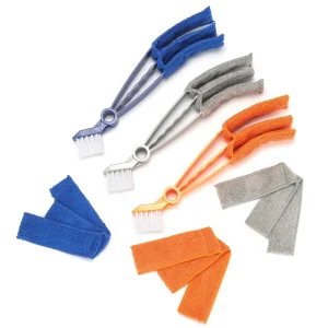 FF6030 Multifunction Auto Air Conditioner Keyboard Fan Duster Window Track Cleaner Blind Duster Brush