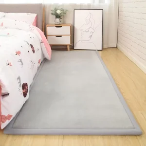 FIGOO Durable Soft Polyester Memory Foam Baby Play Mat Thickened Crawling Rug Non slip Bedroom Floor Mat Easy Care Low MOQ