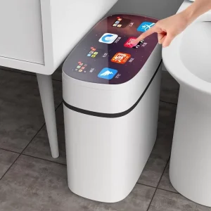 Factory 16L Plastic Trash Can Manufacturer’s Electric Intelligent Automatic Sensor Touchless Smart Bote De Basura