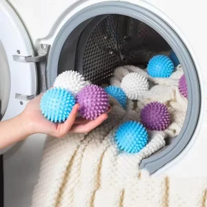 Factory 6cm TPR Laundry Washing Balls Reusable Reduce Wrinkle and Less Static Cling PVC Washing Laundry Drying Balls
