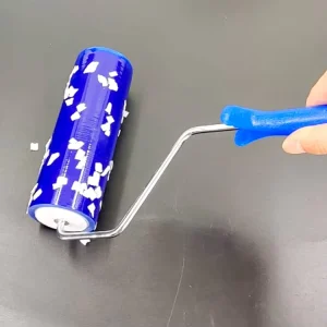 Factory Antistatic Manual Cleaning Blue Washable ESD Silicon Roller Lint Rollers & Brushes for Clean Rooms