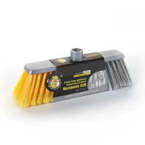 Factory Cleaning Plastic Broom Head Large Angle Broom for Home and Outdoor Use