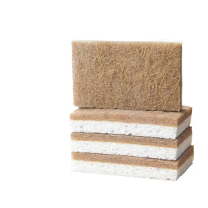 Factory Coconut Fiber Cellulose Scrubber Sponge Eco Friendly Non Scratch Kitchen Cleaning Dish Sponge Scouring Pads
