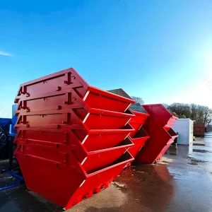 Factory Colour Top Open Type Large Scale Garbage Disposal Skip Bin