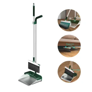 Factory Commercial Dustpan and Broom Kitchen Room Office Lobby Floor Combo Set 2 in 1 Degree Rotatable
