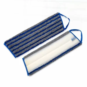 Factory Custom Commercial Industrial Microfiber Trapezoid Scrubbing Twisted Mop Pad Wet Mop Refill Head