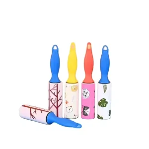 Factory Custom Handle Mini Paper Lint Remover Sticky Roller Floor Dust Cleaning Manual Pet Friendly Carpet