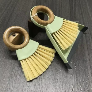Factory Custom Household Cleaning Tools Accessories Mini Broom and Dustpan Set Bamboo Brush and Dustpan