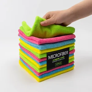 Factory Custom Microfiber Cloth Towel High Quality Microfiber Cleaning Cloths for Car Kitchen