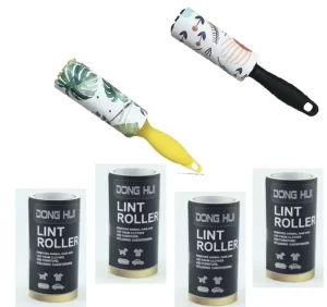 Factory Custom Pet Hair Remover Lint Roller Portable Manual Reusable for Car Furniture Carpet Plastic Material