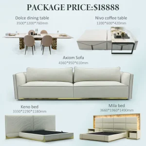 Factory Custom Whole House Furniture Sets Living Room Couch Sofa Table Bedroom Bed Luxury Villa Apartment Full Furniture Project