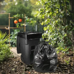 Factory Customization Black Trash Bag Large Heavy Duty Plastic Bags Garbage Bags