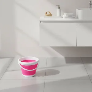 Factory Customization Household Outdoor Travel Portable Silicone Water Folding Bucket Collapsible Bucket