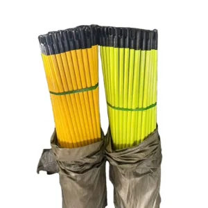 Factory Diameter 22mm Thickness 0.22mm 0.25mm Powder Coating Metal Iron Broom Handle Stick