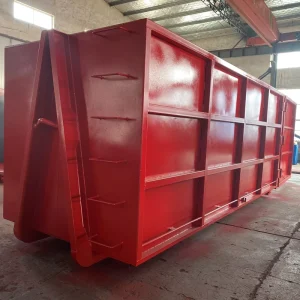 Factory Direct 20cbm Steel Ship Type Garbage Bins for Waste Treatment Skip bin