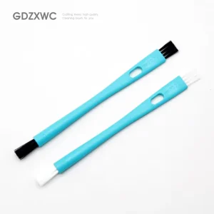 Factory Direct Blender Cleaning Small PP Plastic Brushes Soft Bristles Dual Ended 175mm Length Aqua Green Cleaning Brushes