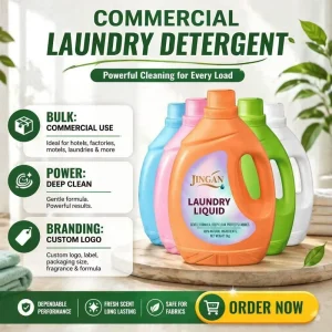 Factory Direct Bulk Laundry Detergent Liquid OEM ODM Washing Liquid for Commercial and Household Use