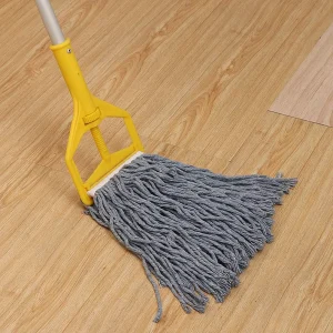 Factory Direct Custom Dry Mop Set Strong Cleaning Ability Cotton Yarn Clip Type Iron Stainless Durable Commercial