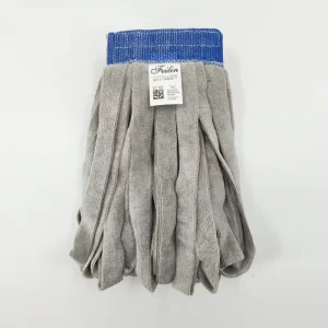 Factory Direct Gray Fiber Towel Cloth Flat Lint Free Mop Head for Household Commercial