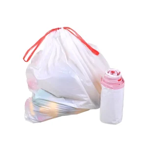 Factory Direct HDPE Virgin Drawstring Garbage Bag Trash Bag for Household Office Hotel