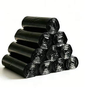 Factory Direct Heavy Duty PE Garbage Bag Roll Heat Seal Custom Logo for Household