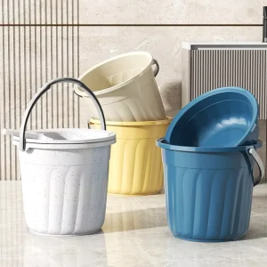 Factory Direct Household 10 15L Water Storage Plastic Bucket with Washbasin and Ladle