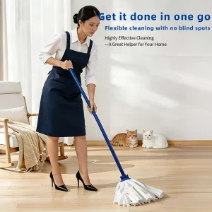 Factory Direct Household Cleaning Non woven Floor Cleaning Wet Rotary Mop Replacement Mop Head