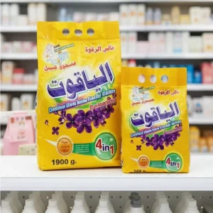 Factory Direct Price High Foaming Low Density Natural Organic Washing Detergent Powder 100g 100packs
