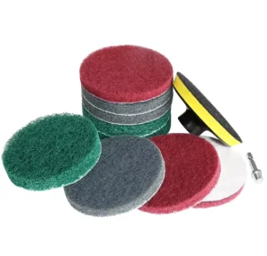 Factory Direct Round Sanding Disc Durable Scouring Pad Green Red Gray Orange White Sponges Scouring Pads For Sale