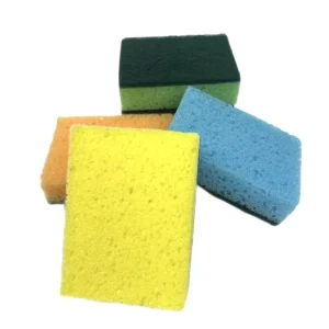 Factory Direct Sale Colorful Kitchen Scourer Sponge Dishwasher Dish Washing Scrub Pad Scourer Sponge