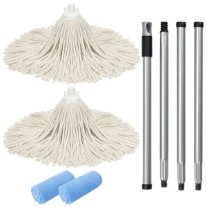 Factory Direct Sale Heavy Duty Cotton Mop Head Replacement Floor Cleaning Refill Wet Mop Head for Sweep