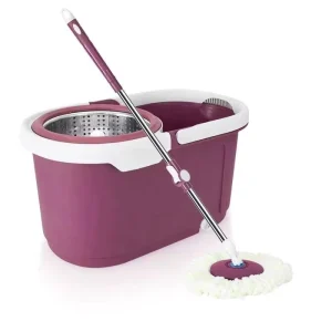 Factory Direct Sale Household Cleaning Mop with Bucket Set Microfibre Fabric Head Mop with 360 degree Rotating Function
